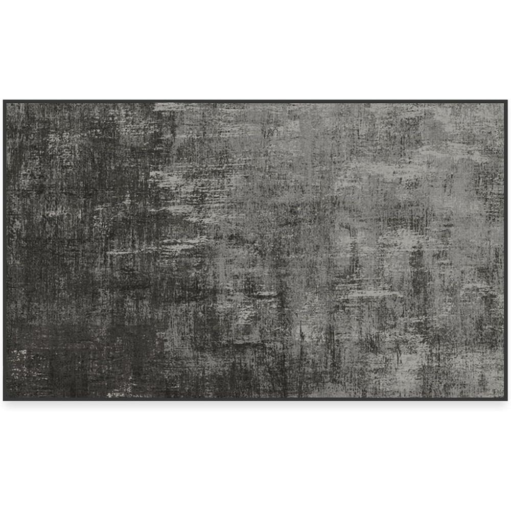 imageRUGGABLE Washable Modern Area Rug Impasto Natural 3x5 StainResistant NonSlip Small Machine Washable Rugs for Living Room Bedroom Hallway Entryway ampamp Officewith Standard PadGrey Scale Standard Pad