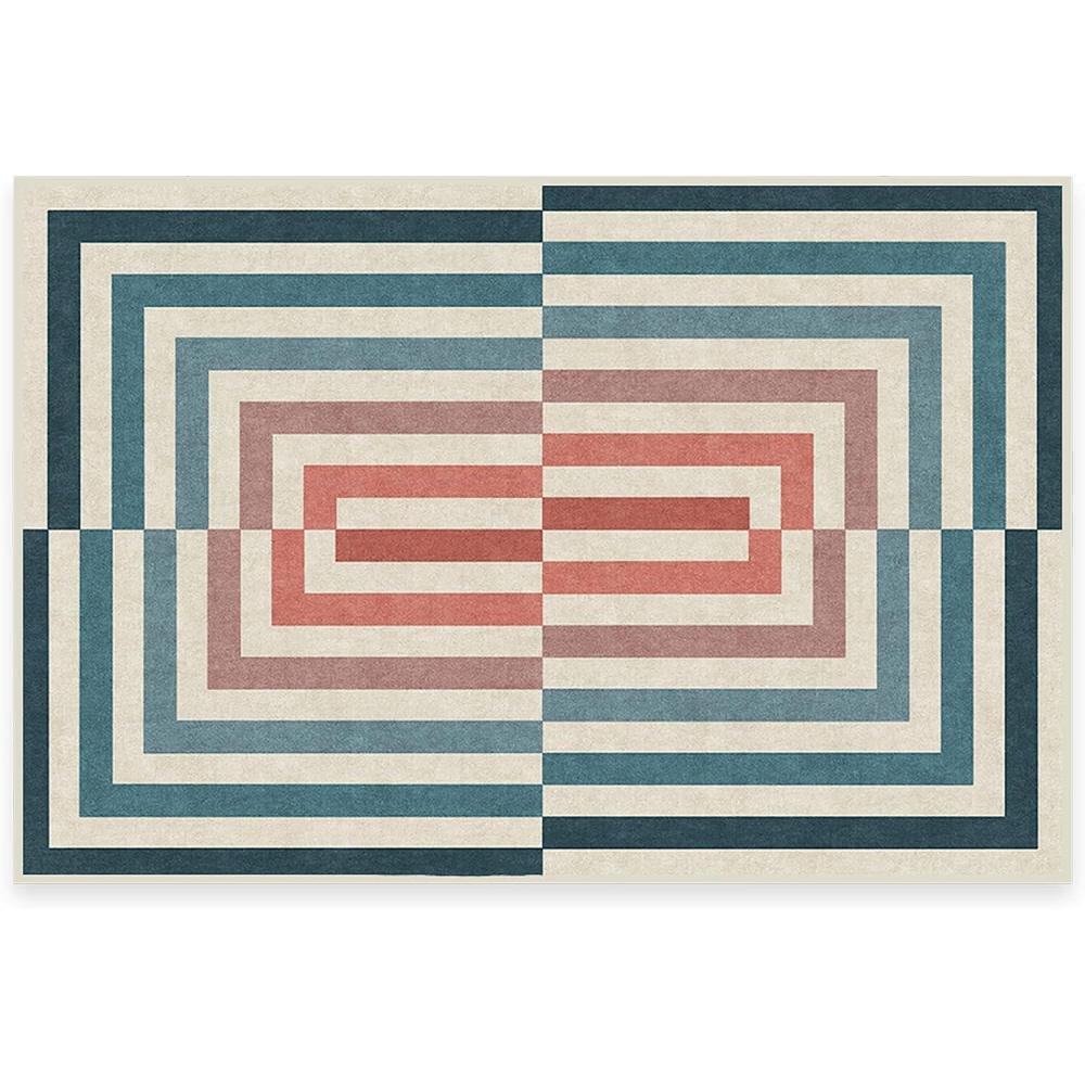 imageRUGGABLE x Jonathan Adler Machine Washable Modern Runner Rug  Inkdrop Camel ampamp Ivory 25x7 StainResistant NonSlip  Washable Rug for Hallway Entryway Living Room ampamp Kitchenwith Standard PadOp Art Teal  Cushioned Pad