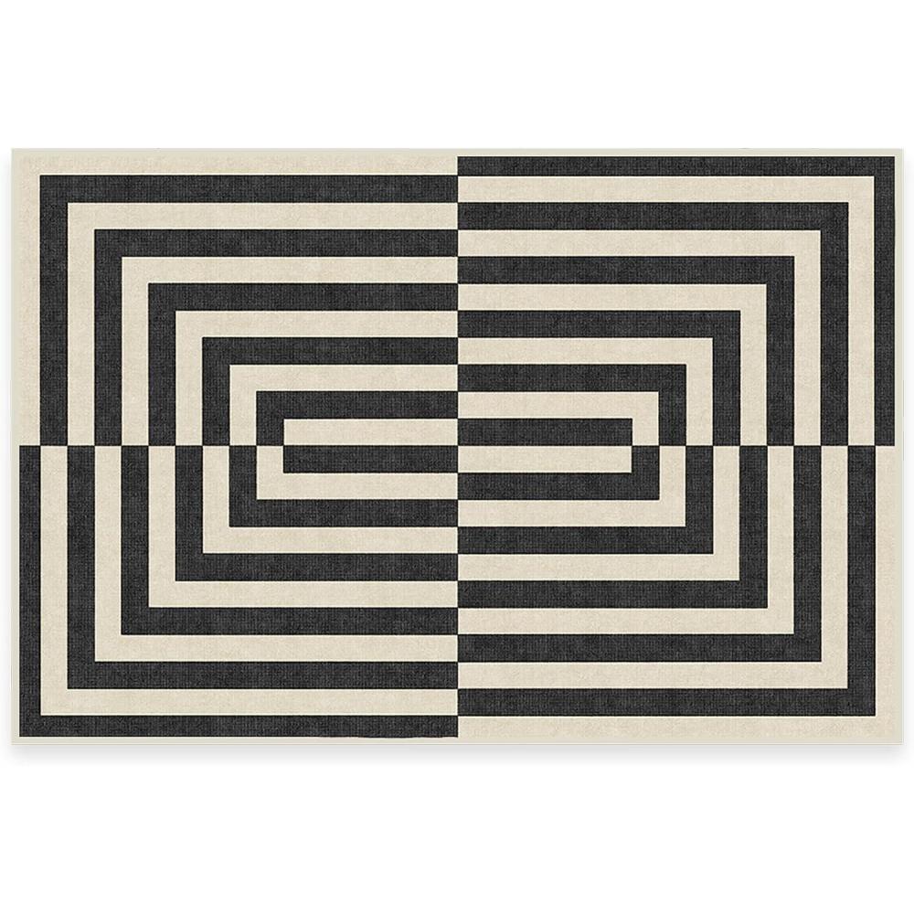 imageRUGGABLE x Jonathan Adler Machine Washable Modern Runner Rug  Inkdrop Camel ampamp Ivory 25x7 StainResistant NonSlip  Washable Rug for Hallway Entryway Living Room ampamp Kitchenwith Standard PadOp Art Charcoal  Standard Pad