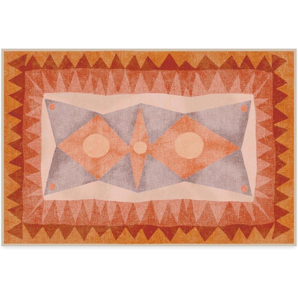 imageRUGGABLE x Justina Blakeney Machine Washable Area Rug Josephine Midnight 4x6 StainResistant NonSlip Medium Rugs for Living Room Bedroom Hallway Entryway ampamp Officewith Standard PadHilma Sunset Standard Pad