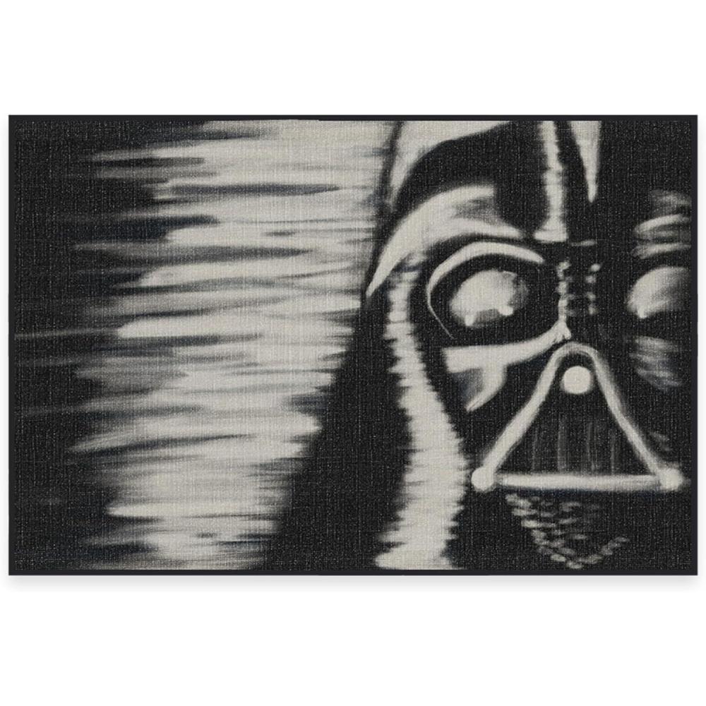 imageRUGGABLE x Star Wars Washable Area Rug  Grogu Trellis Ash Grey 3x5 StainResistant NonSlip  Small Machine Washable Rugs for Living Room Bedroom Hallway Entryway ampamp Officewith Standard PadDarth Vader Black  Standard Pad