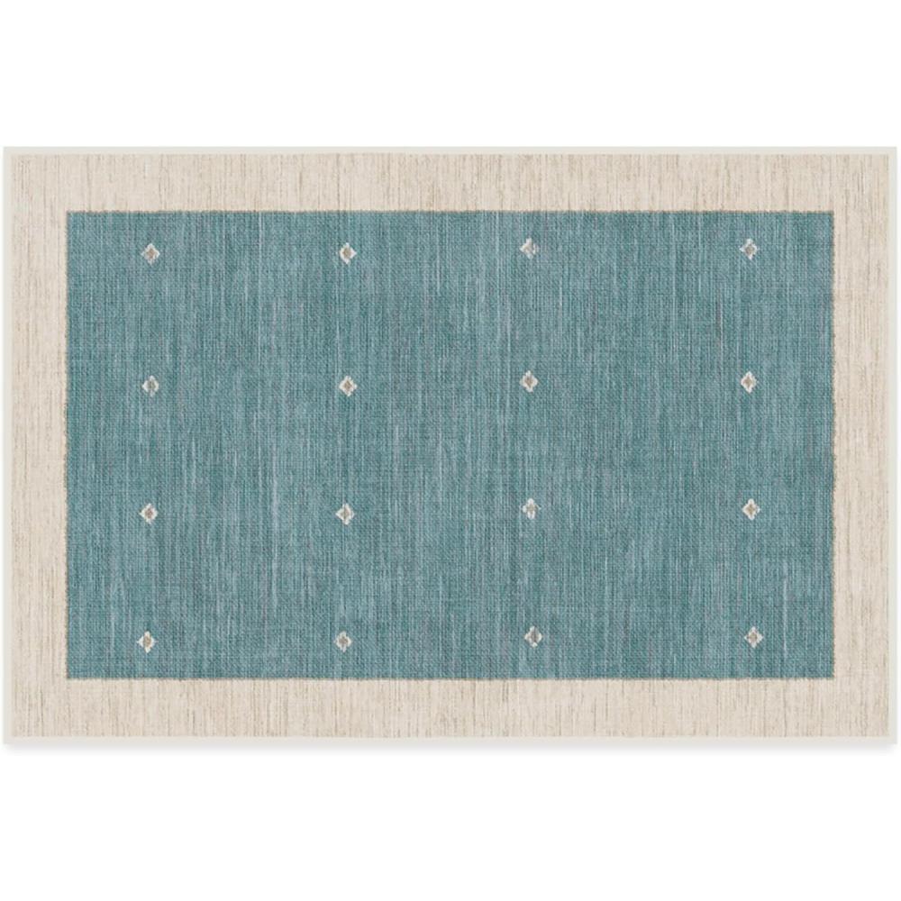 imageRUGGABLE x goop Machine Washable Area Rug Lucia Natural 10x14 StainResistant NonSlip Large Rugs for Living Room Bedroom Hallway Entryway ampamp Officewith Standard PadLuna Soft Teal Cushioned Pad