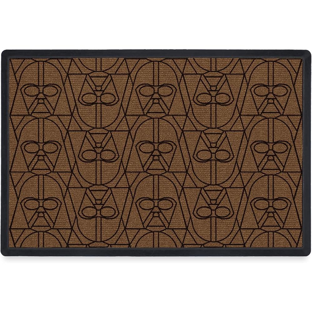 imageRuggable x Star Wars Washable Front Entryway 2x3 Welcome Door Mat Darth Vader Vision Premium Doormat for Indoor Outdoor Entry with Gripper Non Slip Pad