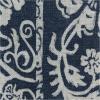 RUGGABLE Washable Area Rug – Delphina Delft Blue 6×9, Stain-Resistant, Non-Slip – Medium Machine Washable Rugs for Living Room, Bedroom, Hallway, Entryway & Office–with Standard Pad(Navy Blue – Cushioned Pad)
