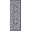 RUGGABLE Washable Area Rug – Outdoor Allura Copper Sage 5×7, Stain-Resistant, Non-Slip – Medium Machine Washable Rugs for Entryway, Patio, Balcony, Deck, & Porch–with Standard Pad(Allura Soft Navy – Standard Pad)