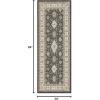 RUGGABLE Washable Area Rug – Outdoor Allura Copper Sage 5×7, Stain-Resistant, Non-Slip – Medium Machine Washable Rugs for Entryway, Patio, Balcony, Deck, & Porch–with Standard Pad(Ranier Dark Wood – Standard Pad)