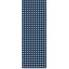 RUGGABLE Washable Area Rug – Outdoor Gingham Plaid Black & White 3×5, Stain-Resistant, Non-Slip – Small Machine Washable Rugs for Entryway, Patio, Balcony, Deck, & Porch–with Standard Pad(Adde Navy – Standard Pad)