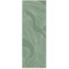 RUGGABLE Washable Area Rug – Outdoor Watercolor Waves Copper Jade 5×7, Stain-Resistant, Non-Slip – Medium Machine Washable Rugs for Entryway, Patio, Balcony, Deck, & Porch–with Standard Pad(Sana Laurel Green – Standard Pad)