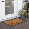 RUGGABLE Washable Front Doormat – Welcome 2×3 Indoor/Outdoor Doormat – Fade–Resistant, Durable, Non–Slip – Welcome Mat for Entryway, Hallway, Bathroom, & Decor – with Standard Pad(A – Poppy Fields)