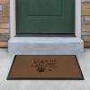 RUGGABLE Washable Front Doormat – Welcome 2×3 Indoor/Outdoor Doormat – Fade–Resistant, Durable, Non–Slip – Welcome Mat for Entryway, Hallway, Bathroom, & Decor – with Standard Pad(Dog House Coir)