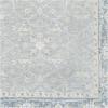 RUGGABLE Washable Vintage Area Rug – Celestine Coral 3×5, Stain-Resistant, Non-Slip – Small Machine Washable Rugs for Living Room, Bedroom, Hallway, Entryway & Office–with Standard Pad(Soft Blue – Cushioned Pad)