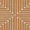 RUGGABLE x Jonathan Adler Machine Washable Modern Runner Rug – Inkdrop Camel & Ivory 2.5×7, Stain-Resistant, Non-Slip – Washable Rug for Hallway, Entryway, Living Room & Kitchen–with Standard Pad(Inkdrop Copper – Cushioned Pad)