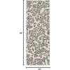 RUGGABLE x Keith Haring Washable Area Rug – Block Party Multicolor 3×5, Stain-Resistant, Non-Slip – Small Machine Washable Rugs for Living Room, Bedroom, Hallway, Entryway & Office–with Standard Pad(Block Party Black & Ivory – Standard Pad)