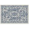 RUGGABLE Washable Area Rug – Delphina Delft Blue 6×9, Stain-Resistant, Non-Slip – Medium Machine Washable Rugs for Living Room, Bedroom, Hallway, Entryway & Office–with Standard Pad(Delft Blue – Standard Pad)