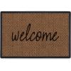 RUGGABLE Washable Front Entryway 2×3 Welcome Door Mat, The Home Edit Welcome, Premium Doormat for Indoor Outdoor Entry with Gripper Non Slip Pad