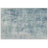 RUGGABLE Washable Modern Area Rug – Impasto Natural 3×5, Stain-Resistant, Non-Slip – Small Machine Washable Rugs for Living Room, Bedroom, Hallway, Entryway & Office–with Standard Pad(Slate Blue – Cushioned Pad)