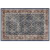 RUGGABLE Washable Vintage Area Rug – Celestine Coral 3×5, Stain-Resistant, Non-Slip – Small Machine Washable Rugs for Living Room, Bedroom, Hallway, Entryway & Office–with Standard Pad(Sapphire – Cushioned Pad)