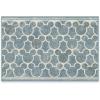 RUGGABLE x Disney Washable Area Rug – Trellis Blue 3×5, Stain-Resistant, Non-Slip – Small Machine Washable Rugs for Living Room, Bedroom, Hallway, Entryway & Office–with Standard Pad(Mickey Trellis Blue – Cushioned Pad)