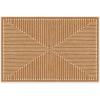 RUGGABLE x Jonathan Adler Machine Washable Modern Runner Rug – Inkdrop Camel & Ivory 2.5×7, Stain-Resistant, Non-Slip – Washable Rug for Hallway, Entryway, Living Room & Kitchen–with Standard Pad(Inkdrop Copper – Cushioned Pad)