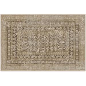 RUGGABLE Machine Washable Area Rug – Founders Cyrus Black 2×3, Stain-Resistant, Non-Slip – Small Washable Rugs for Living Room, Bedroom, Hallway, Entryway & Office–with Standard Pad(Cyrus Rose Gold – Standard Pad)