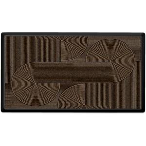 RUGGABLE Washable Front Doormat – Welcome 2×3 Indoor/Outdoor Doormat – Fade–Resistant, Durable, Non–Slip – Welcome Mat for Entryway, Hallway, Bathroom, & Decor – with Standard Pad(Harmony – Large Doormat)