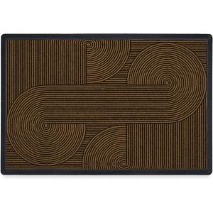 RUGGABLE Washable Front Doormat – Welcome 2×3 Indoor/Outdoor Doormat – Fade–Resistant, Durable, Non–Slip – Welcome Mat for Entryway, Hallway, Bathroom, & Decor – with Standard Pad(Harmony)