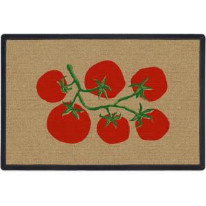 RUGGABLE Washable Front Doormat – Welcome 2×3 Indoor/Outdoor Doormat – Fade–Resistant, Durable, Non–Slip – Welcome Mat for Entryway, Hallway, Bathroom, & Decor – with Standard Pad(On the Vine)