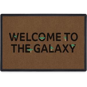 RUGGABLE Washable Front Doormat–Green Grogu Galactic Welcome Greeting 2×3 Indoor/Outdoor Doormat–Fade–Resistant, Durable, Non–Slip–Welcome Mat for Entryway, Hallway, Bathroom, Decor-with Standard Pad(Green Grogu Galactic Welcome Greeting – Standard Pad)