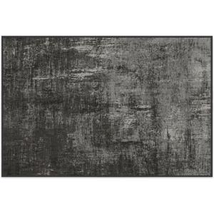 RUGGABLE Washable Modern Area Rug – Impasto Natural 3×5, Stain-Resistant, Non-Slip – Small Machine Washable Rugs for Living Room, Bedroom, Hallway, Entryway & Office–with Standard Pad(Greyscale – Cushioned Pad)