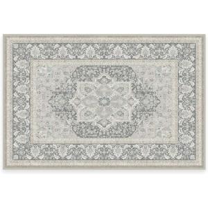 RUGGABLE Washable Vintage Runner Rug – Hendesi Heriz Abalone 2.5×7, Stain-Resistant, Non-Slip Hallway Runner – Machine Washable Rug for Hallway, Entryway, Living Room & Kitchen–with Standard Pad(Abalone – Standard Pad)