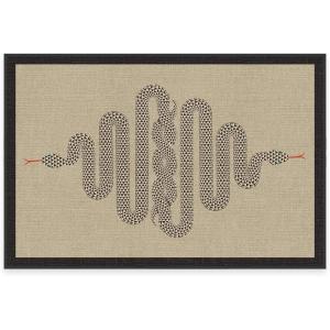 RUGGABLE x Jonathan Adler Machine Washable Modern Runner Rug – Inkdrop Camel & Ivory 2.5×7, Stain-Resistant, Non-Slip – Washable Rug for Hallway, Entryway, Living Room & Kitchen–with Standard Pad(Venom Neutral – Cushioned Pad)