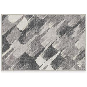 RUGGABLE x Star Wars Washable Area Rug – Grogu Trellis Ash Grey 3×5, Stain-Resistant, Non-Slip – Small Machine Washable Rugs for Living Room, Bedroom, Hallway, Entryway & Office–with Standard Pad(C – Rogue Squadron Grey – Cushioned Pad)