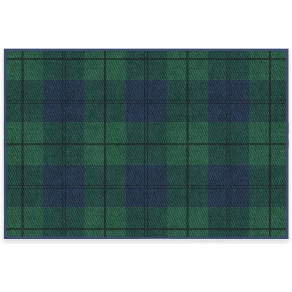 imageRUGGABLE Washable Plaid Area Rug  Dress Stewart Tartan White 2x3 StainResistant NonSlip  Small Machine Washable Rugs for Living Room Bedroom Hallway Entryway ampamp Bathroomwith Standard PadBuffalo Plaid Blackwatch  Cushioned Pad