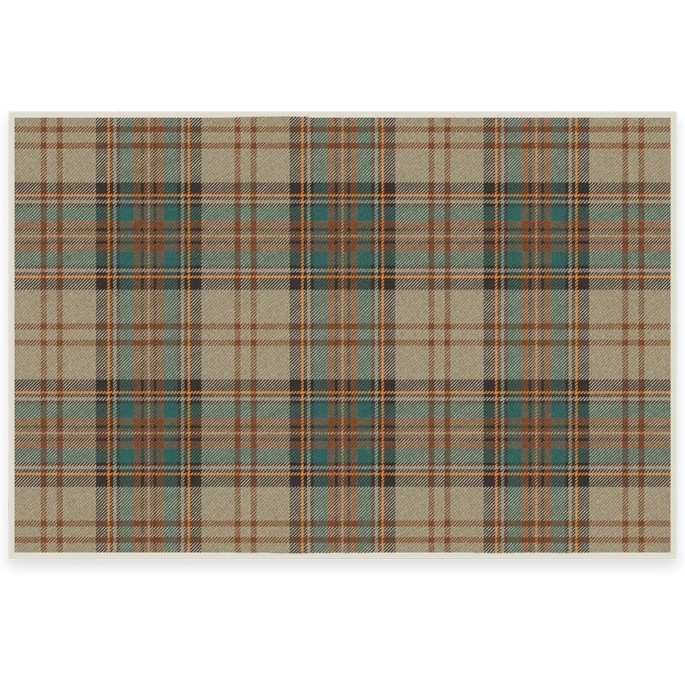 imageRUGGABLE Washable Plaid Area Rug  Dress Stewart Tartan White 2x3 StainResistant NonSlip  Small Machine Washable Rugs for Living Room Bedroom Hallway Entryway ampamp Bathroomwith Standard PadA  Dress Stewart Tartan Khaki  Standard Pad