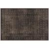 RUGGABLE Machine Washable Runner Rug – Founders Cyrus Black 2.5×7, Stain-Resistant, Non-Slip – Washable Rug for Hallway, Entryway, Living Room & Kitchen–with Standard Pad(Cyrus Black – Standard Pad)