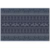 RUGGABLE Washable Plaid Area Rug – Dress Stewart Tartan White 2×3, Stain-Resistant, Non-Slip – Small Machine Washable Rugs for Living Room, Bedroom, Hallway, Entryway & Bathroom–with Standard Pad(Fair Isle Blue – Standard Pad)