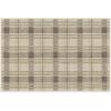 RUGGABLE Washable Plaid Area Rug – Dress Stewart Tartan White 2×3, Stain-Resistant, Non-Slip – Small Machine Washable Rugs for Living Room, Bedroom, Hallway, Entryway & Bathroom–with Standard Pad(C – Piper Plaid Neutral – Cushioned Pad)